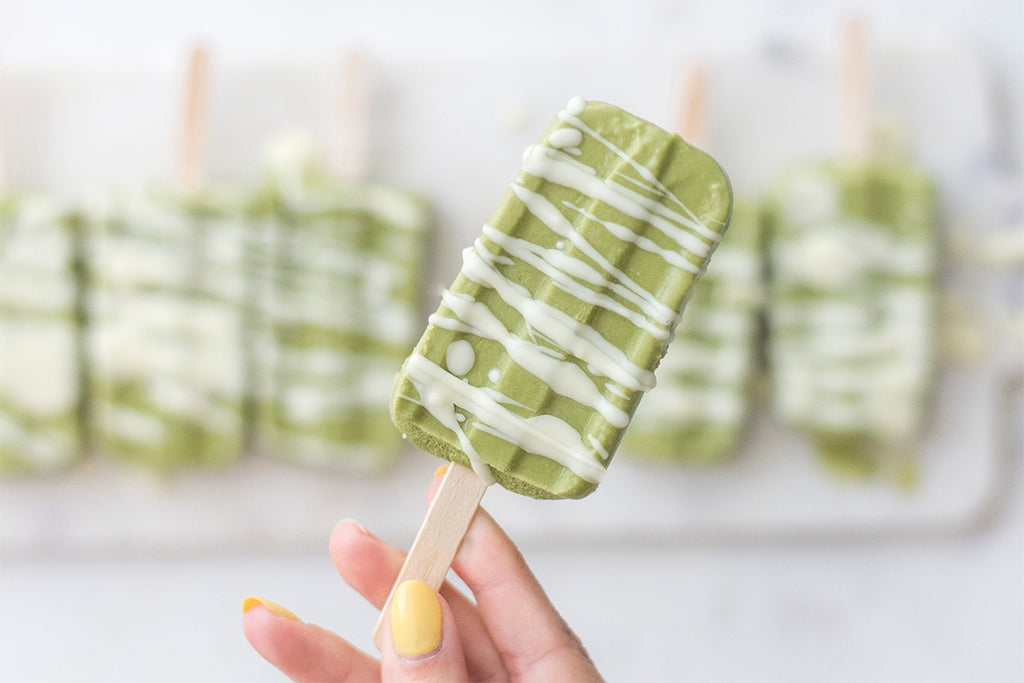 Premium Grade Organic Matcha Popsicles