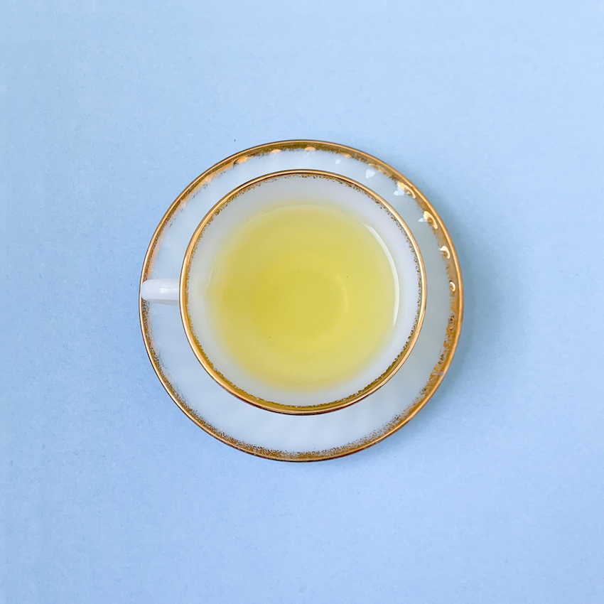 Grand Gen Mai Cha prepared tea