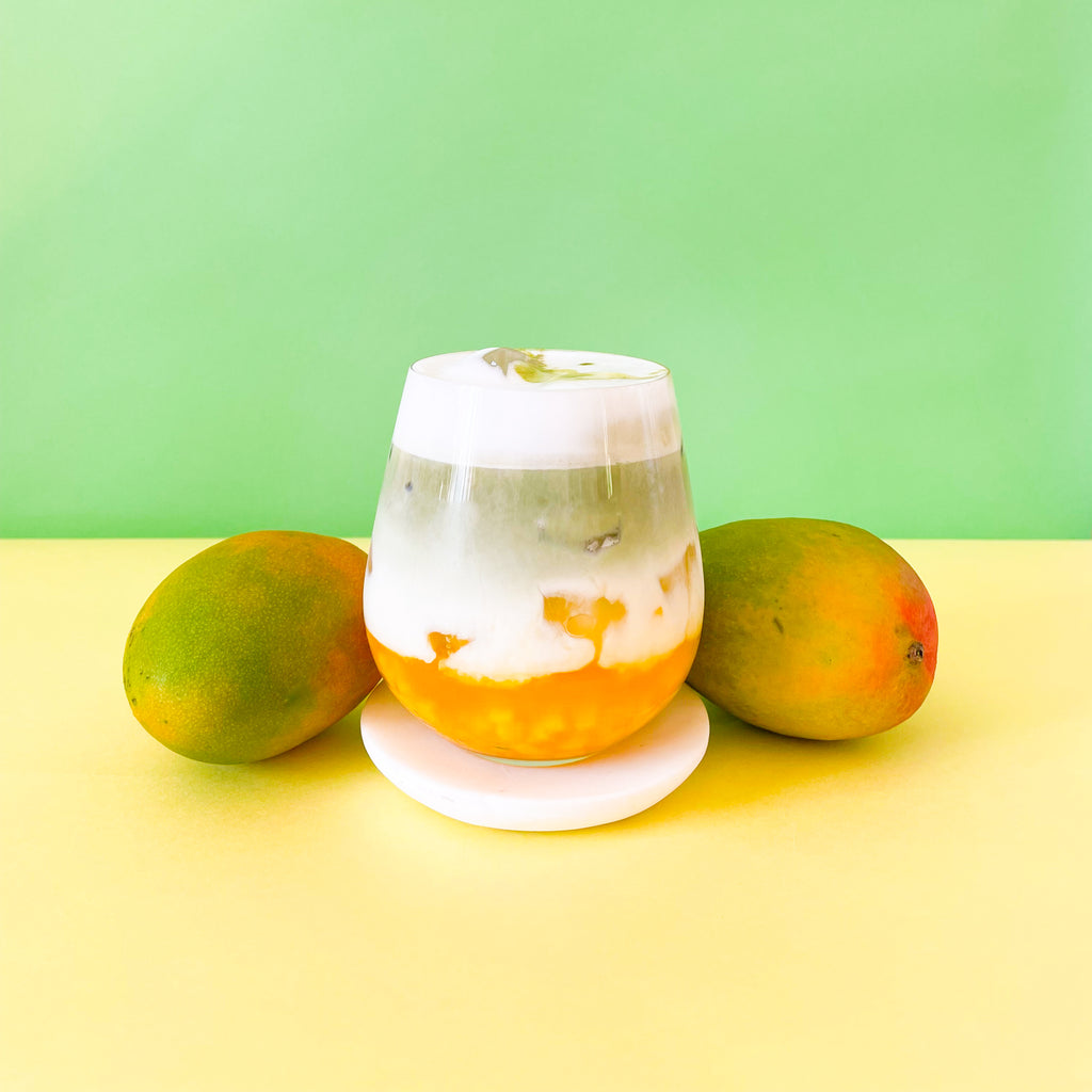 Iced Mango Matcha Latte