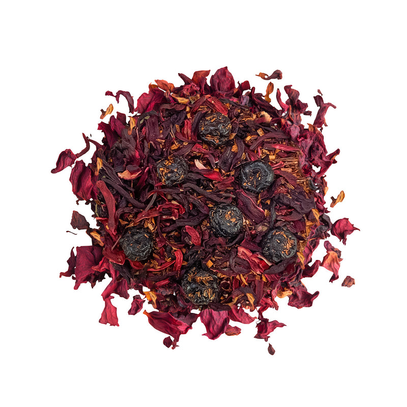 Blueberry Rooibos tea leaves