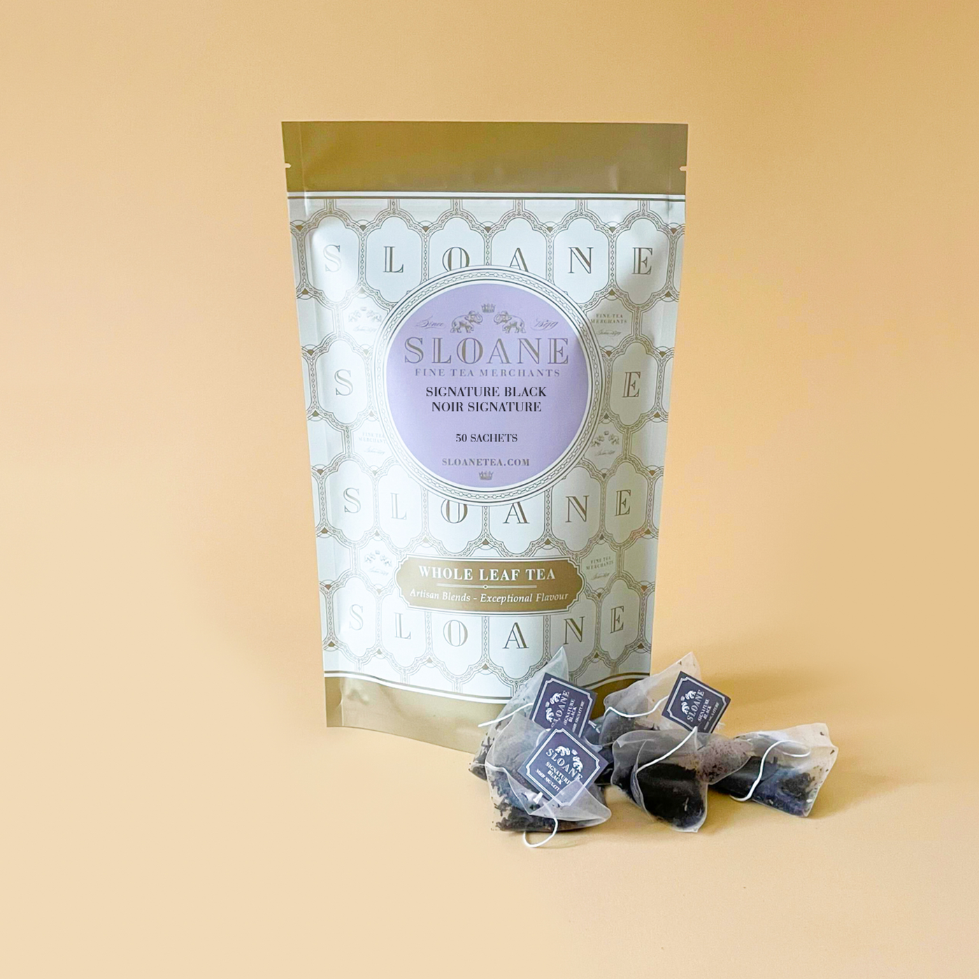 50 Sachet Pouch– Sloane Fine Tea Merchants