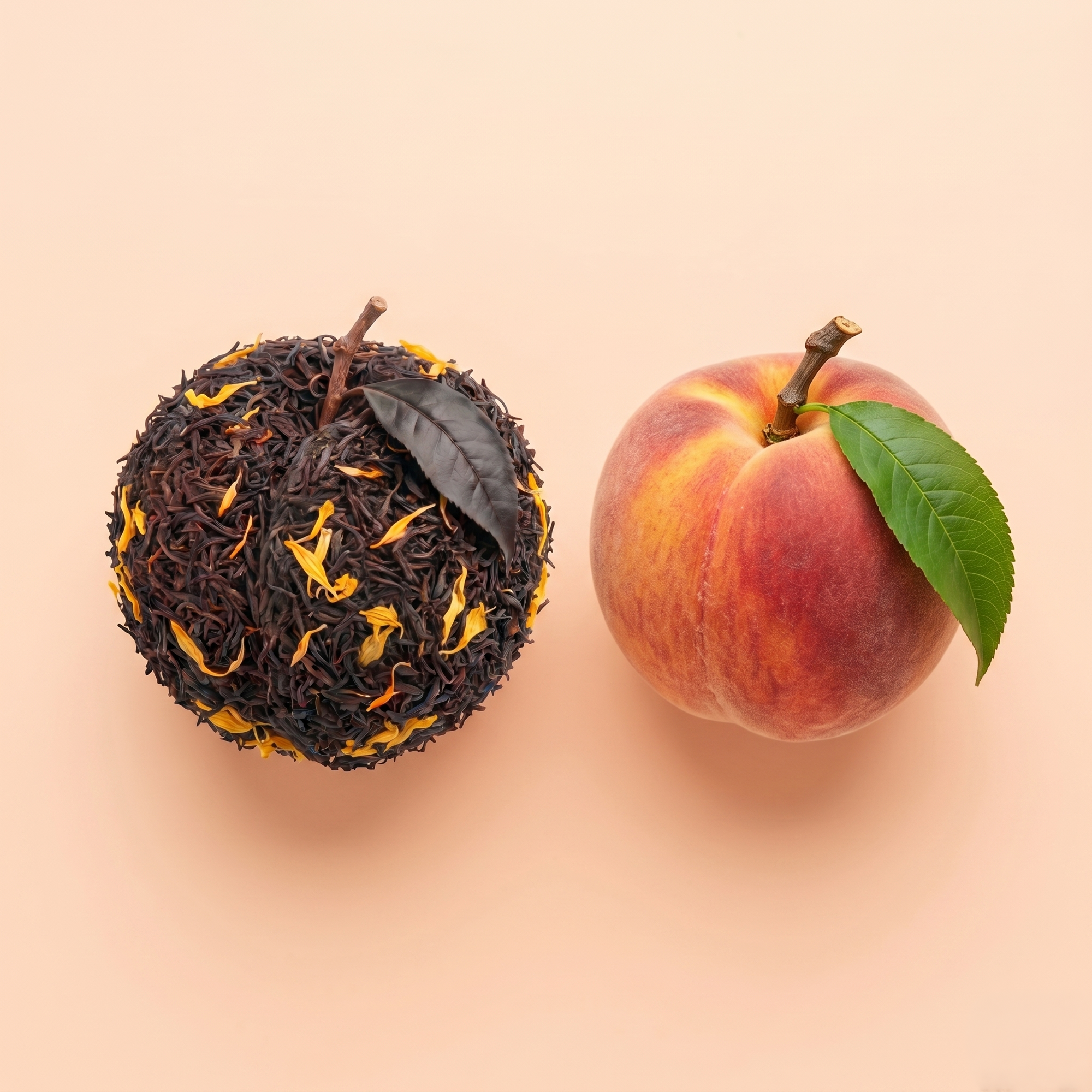 Summer Peach Small Loose Leaf Pouch