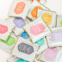 sachet envelope pile